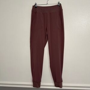 CRZ YOGA Studio Joggers Womens M Mauve Excellent High Waisted Tapered Pants